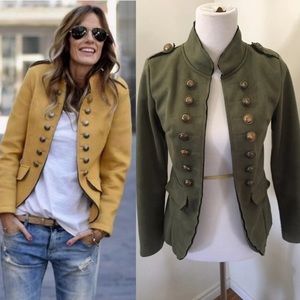 NWOT Military Style Jacket